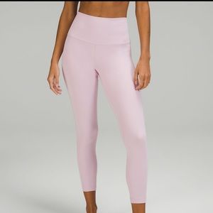 NWT lululemon align high rise pant 25” pink peony size 6